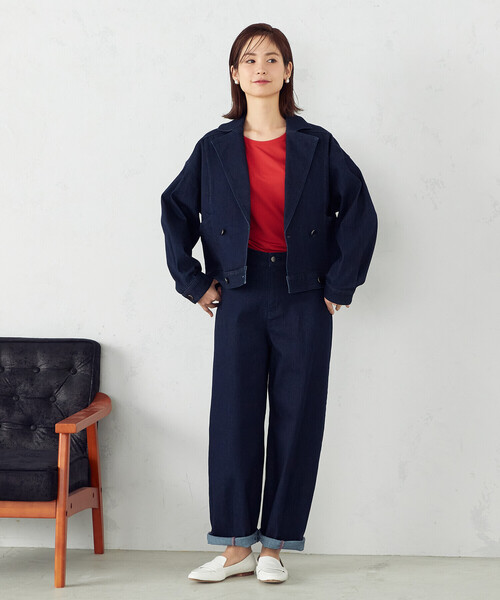 COMME CA ISM（コムサイズム）の「長袖Ｔシャツ（Tシャツ/カットソー・レディース・ホワイト/ベージュ/レッド/チャコール・MEDIUM/LARGE）」の18枚目の写真