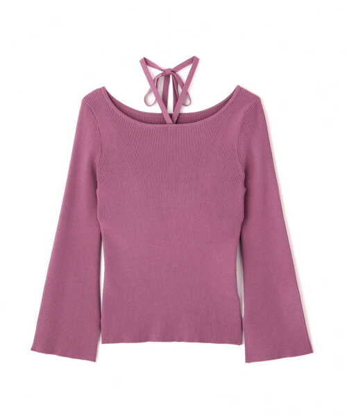 PROPORTION BODY DRESSING(プロポーションボディドレッシング)の「2WAYラリエットニット / 1213170318(ニット/セーター・レディース・ネイビー/ピンク/ホワイト・MEDIUM/SMALL)」の12枚目の写真