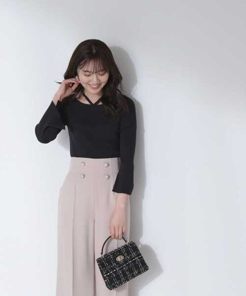 PROPORTION BODY DRESSING(プロポーションボディドレッシング)の「2WAYラリエットニット / 1213170318(ニット/セーター・レディース・ネイビー/ピンク/ホワイト・MEDIUM/SMALL)」の19枚目の写真