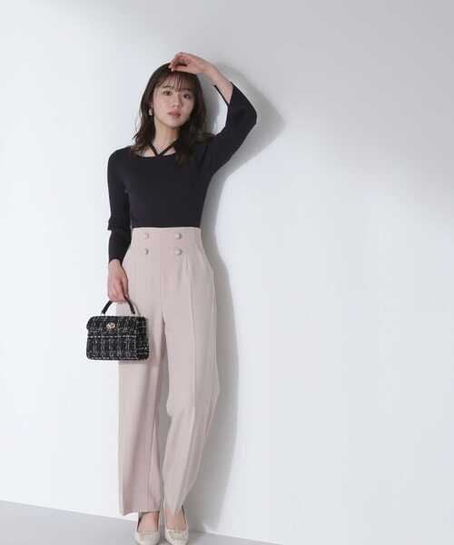 PROPORTION BODY DRESSING(プロポーションボディドレッシング)の「2WAYラリエットニット / 1213170318(ニット/セーター・レディース・ネイビー/ピンク/ホワイト・MEDIUM/SMALL)」の20枚目の写真