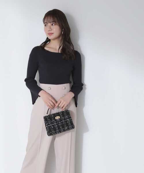 PROPORTION BODY DRESSING(プロポーションボディドレッシング)の「2WAYラリエットニット / 1213170318(ニット/セーター・レディース・ネイビー/ピンク/ホワイト・MEDIUM/SMALL)」の21枚目の写真