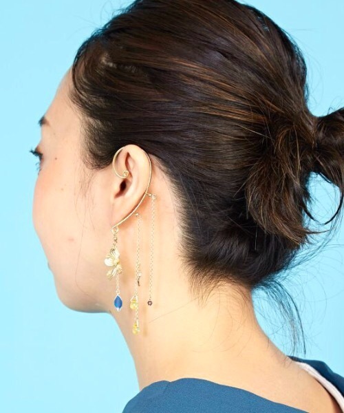 カヤ（カヤ）の「【カヤ】花優美イヤーフック（イヤーカフ・レディース・その他4/その他1/その他2/その他3・FREE）」の6枚目の写真