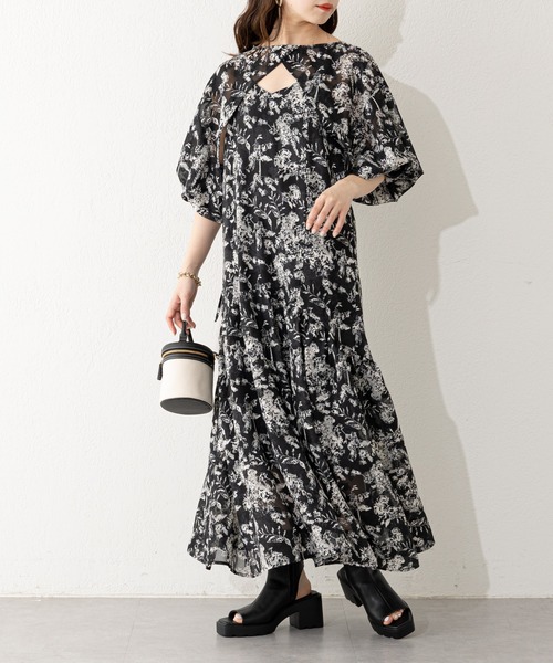 Chico(チコ)の「【2023SS】ショートスリーブSETロングワンピース(ワンピース・レディース・ブラック系その他/ホワイト系その他2/ブラック系その他2/ホワイト系その他・FREE)」の13枚目の写真