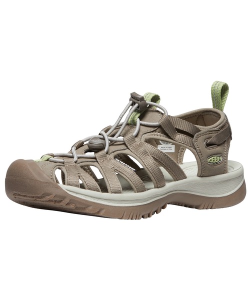 KEEN（キーン）の「KEEN/キーン レディース スニーカー 水陸両用 アウトドア フェス キャンプ WHISPER ウィスパー 1027365（スニーカー・レディース・ベージュ・23.5cm/24.0cm/24.5cm/25.0cm/23.0cm/22.5cm/25.5cm）」の2枚目の写真