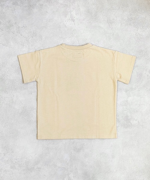 WILD THINGS(ワイルドシングス)の「【WILD THINGS】別注プリントTee(90~150cm)(Tシャツ/カットソー・キッズ・ホワイト/ベージュ/オフホワイト/ブラック・90/100/110/120/130/140/150)」の9枚目の写真