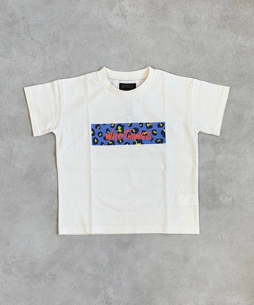 WILD THINGS(ワイルドシングス)の「【WILD THINGS】別注プリントTee(90~150cm)(Tシャツ/カットソー・キッズ・ホワイト/ベージュ/オフホワイト/ブラック・90/100/110/120/130/140/150)」の11枚目の写真