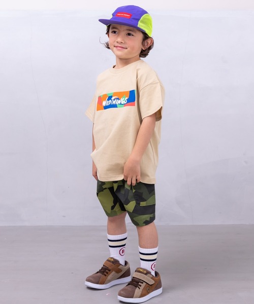 WILD THINGS(ワイルドシングス)の「【WILD THINGS】別注プリントTee(90~150cm)(Tシャツ/カットソー・キッズ・ホワイト/ベージュ/オフホワイト/ブラック・90/100/110/120/130/140/150)」の14枚目の写真