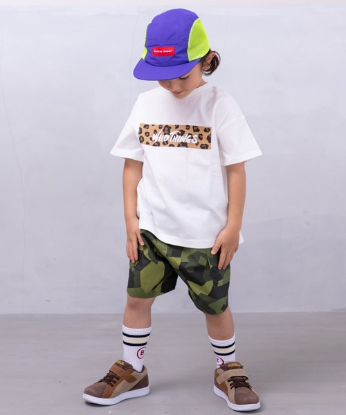 WILD THINGS(ワイルドシングス)の「【WILD THINGS】別注プリントTee(90~150cm)(Tシャツ/カットソー・キッズ・ホワイト/ベージュ/オフホワイト/ブラック・90/100/110/120/130/140/150)」の15枚目の写真