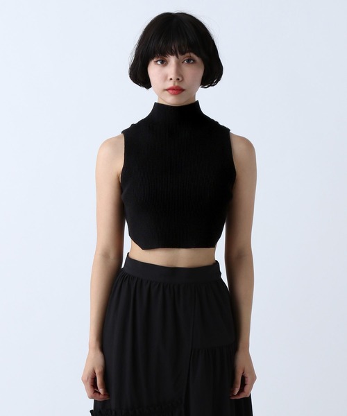 PAGEBOY(ページボーイ)の「ピッタミニハイネックノースリーブ(Tシャツ/カットソー・レディース・グリーン/オフホワイト/ブルー/ブラック/ホワイト系その他・FREE)」の9枚目の写真