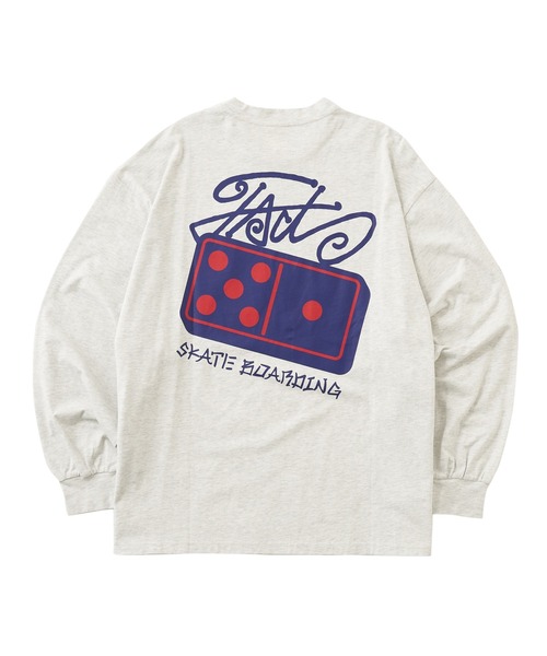WHO'S WHO gallery（フーズフーギャラリー）の「COOPER FACTドミノロンTEE（Tシャツ/カットソー・レディース・ホワイト/ライトグレー/ブラック/ピンク/グリーン・FREE）」の7枚目の写真