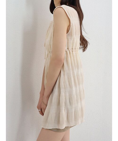 EMODA（エモダ）の「シャーリングロングトップ（Tシャツ/カットソー・レディース・ブラック/グレー/ブルー/アイボリー・FREE）」の11枚目の写真