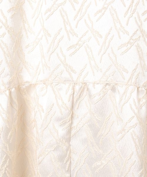 JEANASIS(ジーナシス)の「ジャガードボリュームキャミワンピース/194312(ワンピース・レディース・アイボリー/ブラック・FREE)」の10枚目の写真