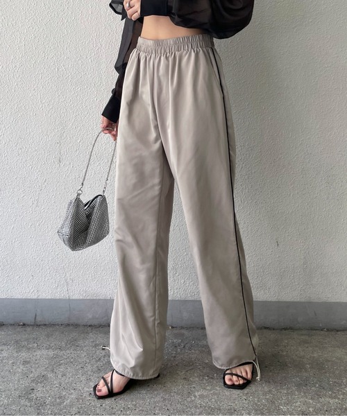 EPIMI E'PIMMY（エピミエピミー）の「サイドラインパラシュートパンツ（その他パンツ・レディース・グレー系その他/カーキ/ブラック・MEDIUM）」の3枚目の写真