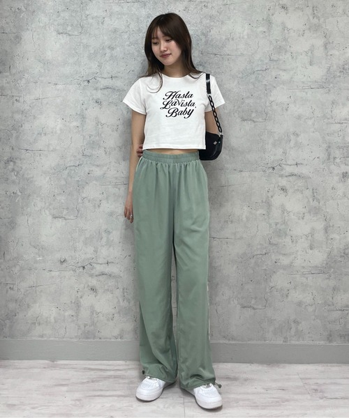 EPIMI E'PIMMY（エピミエピミー）の「サイドラインパラシュートパンツ（その他パンツ・レディース・グレー系その他/カーキ/ブラック・MEDIUM）」の6枚目の写真