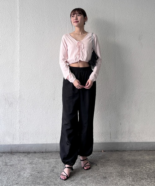 EPIMI E'PIMMY（エピミエピミー）の「サイドラインパラシュートパンツ（その他パンツ・レディース・グレー系その他/カーキ/ブラック・MEDIUM）」の11枚目の写真