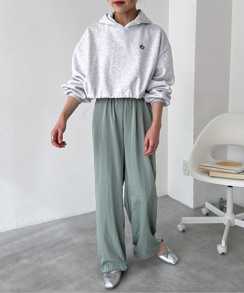 EPIMI E'PIMMY（エピミエピミー）の「サイドラインパラシュートパンツ（その他パンツ・レディース・グレー系その他/カーキ/ブラック・MEDIUM）」の22枚目の写真