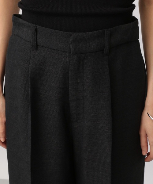 A part by（アパートバイ）の「【セットアップ対応】メッシュストレートパンツ（スラックス・レディース・ブラック/アイボリー・MEDIUM/LARGE）」の11枚目の写真