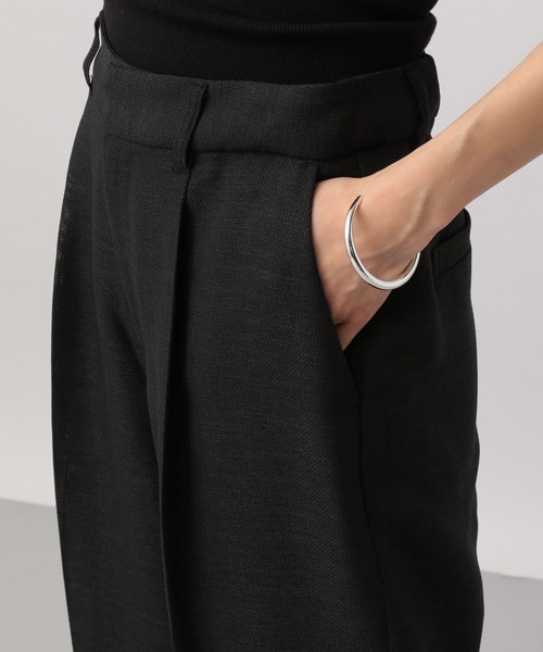 A part by（アパートバイ）の「【セットアップ対応】メッシュストレートパンツ（スラックス・レディース・ブラック/アイボリー・MEDIUM/LARGE）」の20枚目の写真