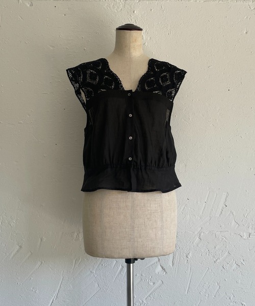Heriter（エリテ）の「クルーニーレースジレ（シャツ/ブラウス）」 - WEAR