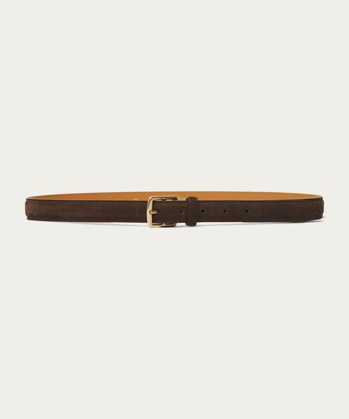 ベルト Maison Boinet ヌバック ベルト メンズ（ヌバックベルト 