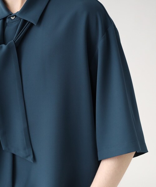 tk.TAKEO KIKUCHI(ティーケータケオキクチ)の「◆【WEB限定】スカーフシャツセットアップ(セットアップ・メンズ・ブルー/ブラック/ベージュ・01/02/03)」の10枚目の写真