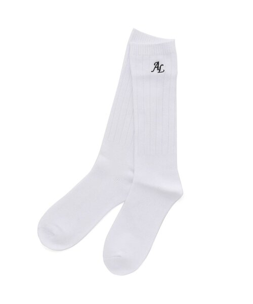 algy（アルジー）の「ALGYロゴルーズソックス（ソックス/靴下・キッズ・ミント/オフホワイト/サックスブルー/ブラック/ベージュ/ピンク・24/21）」の7枚目の写真