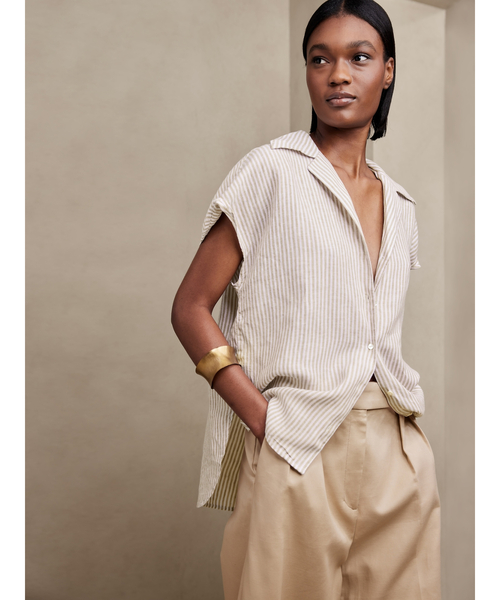 Banana Republic（バナナリパブリック）の「Clara リネン ショート