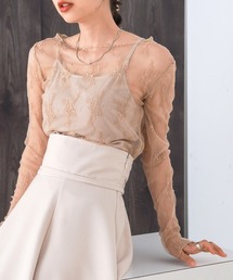 Bab | レースシアーインナートップス(Tシャツ/カットソー)