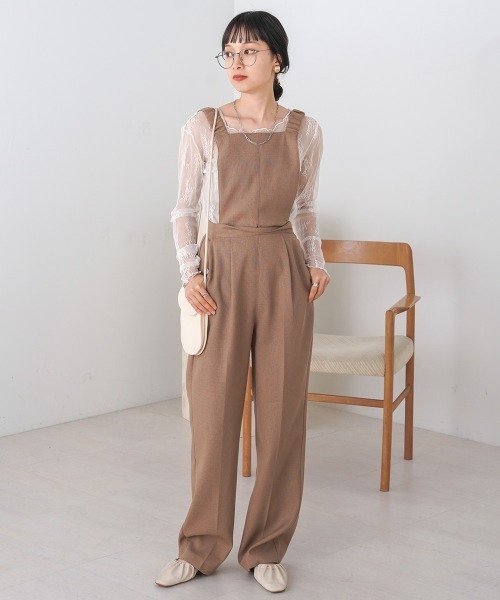 Bab(バブ)の「レースシアーインナートップス(Tシャツ/カットソー・レディース・ベージュ/ブラック/ブルー/オフホワイト・FREE)」の18枚目の写真