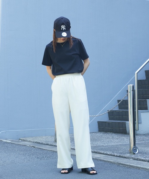 COLONY 2139（コロニートゥーワンスリーナイン）の「サイドスリットイージーパンツ（その他パンツ・レディース・ブラック/ミント/アイボリー・FREE）」の22枚目の写真