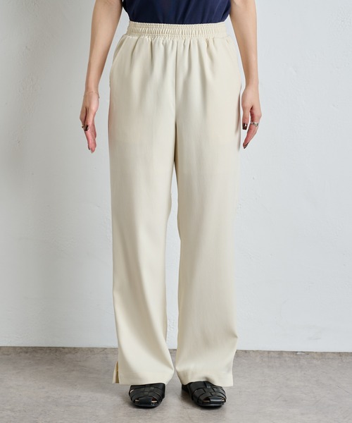 COLONY 2139（コロニートゥーワンスリーナイン）の「サイドスリットイージーパンツ（その他パンツ・レディース・ブラック/ミント/アイボリー・FREE）」の19枚目の写真