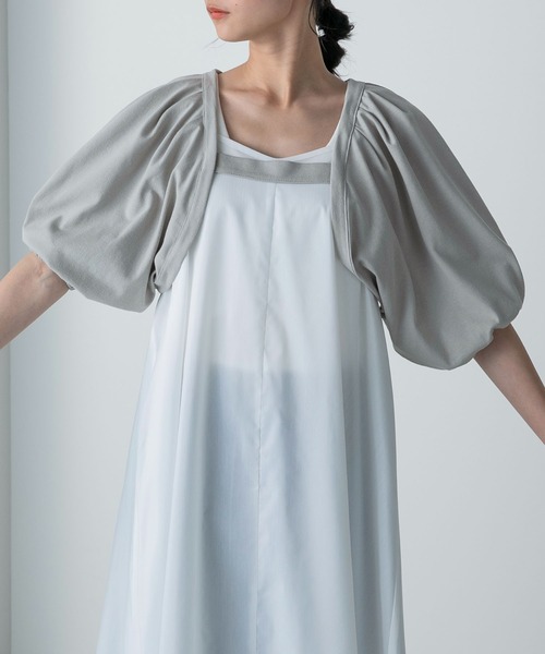 forksy.(フォルクシー)の「【forksy.】ボレロカーディガンセットダブルストラップロングワンピース(ワンピース・レディース・グレイッシュベージュ/ブラック/オートミール・FREE)」の18枚目の写真