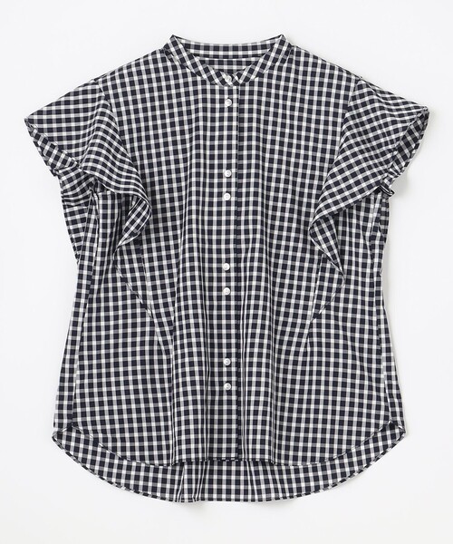 ANY（エニィ）の「【UVカット/吸水速乾/抗菌防臭】エニィファンクション 袖フレアブラウス（シャツ/ブラウス・レディース・ブルー系3/グレー系1/ブラック系5・F）」の16枚目の写真