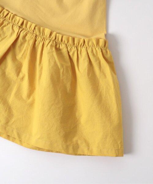 Ampersand（アンパサンド）の「【premier】ストレッチ天竺切替フリルワンピース（ワンピース・キッズ・ブラック/イエロー/レッド/グリーン・100/130/140/90/110/120/80）」の11枚目の写真