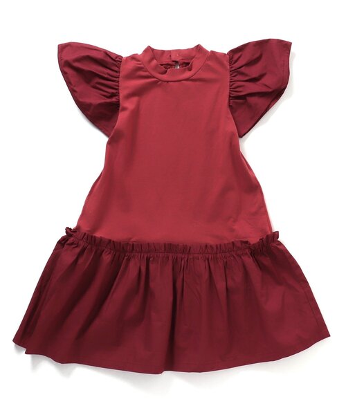 Ampersand（アンパサンド）の「【premier】ストレッチ天竺切替フリルワンピース（ワンピース・キッズ・ブラック/イエロー/レッド/グリーン・100/130/140/90/110/120/80）」の13枚目の写真