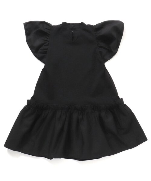 Ampersand（アンパサンド）の「【premier】ストレッチ天竺切替フリルワンピース（ワンピース・キッズ・ブラック/イエロー/レッド/グリーン・100/130/140/90/110/120/80）」の14枚目の写真