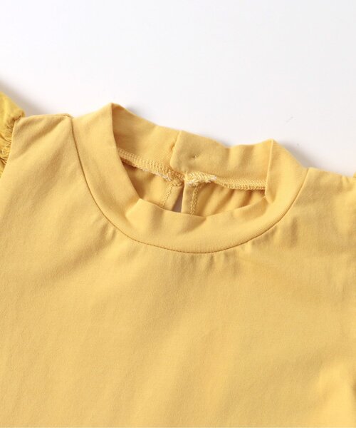 Ampersand（アンパサンド）の「【premier】ストレッチ天竺切替フリルワンピース（ワンピース・キッズ・ブラック/イエロー/レッド/グリーン・100/130/140/90/110/120/80）」の18枚目の写真