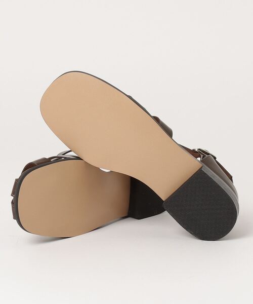 CALIFORNIA OUTFITTERS（カリフォルニア アウトフィッターズ）の「1-フラットグルカサンダル/フラットソール グルカサンダル【Maison select -メゾンセレクト】（サンダル・レディース・ブラック/ブラウン・23/23.5/24/24.5）」の4枚目の写真