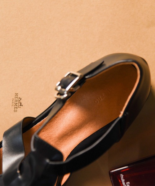 CALIFORNIA OUTFITTERS（カリフォルニア アウトフィッターズ）の「1-フラットグルカサンダル/フラットソール グルカサンダル【Maison select -メゾンセレクト】（サンダル・レディース・ブラック/ブラウン・23/23.5/24/24.5）」の13枚目の写真