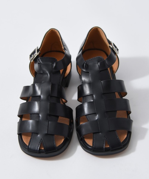 CALIFORNIA OUTFITTERS（カリフォルニア アウトフィッターズ）の「1-フラットグルカサンダル/フラットソール グルカサンダル【Maison select -メゾンセレクト】（サンダル・レディース・ブラック/ブラウン・23/23.5/24/24.5）」の18枚目の写真