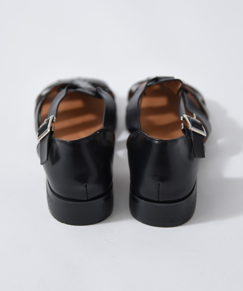 CALIFORNIA OUTFITTERS（カリフォルニア アウトフィッターズ）の「1-フラットグルカサンダル/フラットソール グルカサンダル【Maison select -メゾンセレクト】（サンダル・レディース・ブラック/ブラウン・23/23.5/24/24.5）」の20枚目の写真