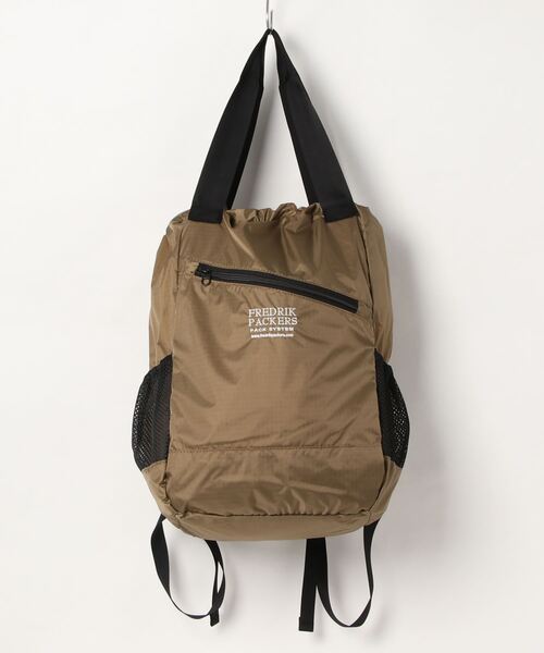 FREDRIK PACKERS(フレドリックパッカーズ)の「FREDRIK PACKERS / フレドリックパッカーズ / 70D 2WAY BACKPACK(バックパック/リュック・レディース・ブラック/カーキ・ONESIZE)」の13枚目の写真