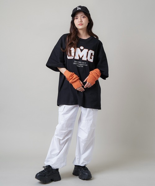 SPINNS(スピンズ)の「【2WAY仕様】カラー レッグカバー/アームカバー(アームカバー・レディース・ブラック/サックスブルー/ブルー/ベージュ/オレンジ/ホワイト/レッド/グリーン/ピンク・ONESIZE)」の20枚目の写真