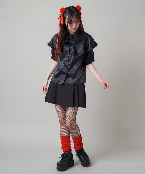 SPINNS(スピンズ)の「【2WAY仕様】カラー レッグカバー/アームカバー(アームカバー・レディース・ブラック/サックスブルー/ブルー/ベージュ/オレンジ/ホワイト/レッド/グリーン/ピンク・ONESIZE)」の17枚目の写真