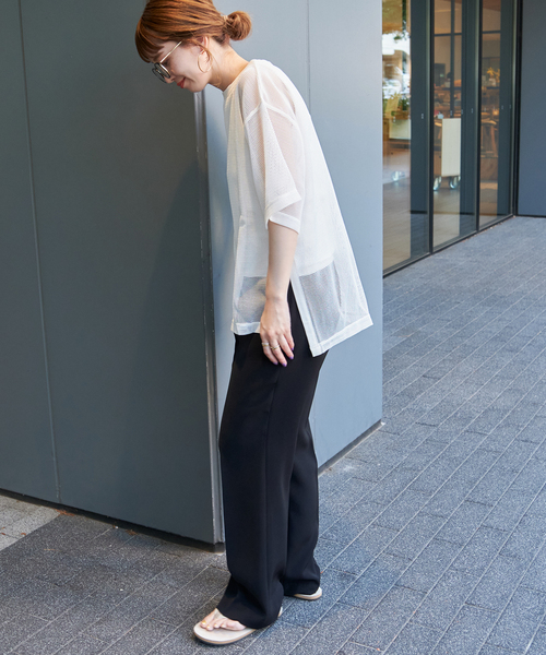 ArgueCulture高級感◎メッシュ配色シャツ ジャケット レイヤード Made in JAPAN】レイヤード ポロシャツ（ポロシャツ） | TAKEO