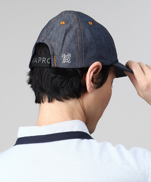TAKEO KIKUCHI（タケオキクチ）の「【NAPRON別注】 GARDEN CAP BUCKLE（キャップ・メンズ・ネイビー系6・00）」の2枚目の写真