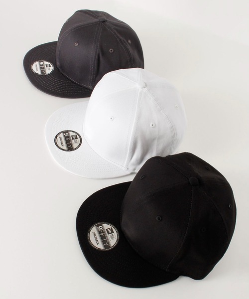 NEW ERA(ニューエラ)の「【NEW ERA/ニューエラ】9FIFTY BLANK CAP/ブランク(ロゴなし)キャップ(キャップ・メンズ・ブラック/ホワイト/チャコールグレー・FREE)」の21枚目の写真