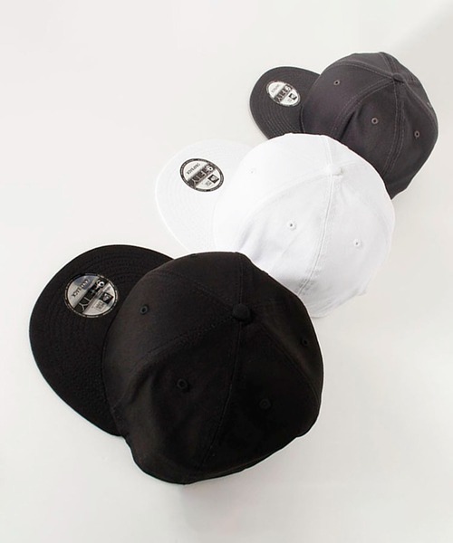 NEW ERA(ニューエラ)の「【NEW ERA/ニューエラ】9FIFTY BLANK CAP/ブランク(ロゴなし)キャップ(キャップ・メンズ・ブラック/ホワイト/チャコールグレー・FREE)」の22枚目の写真