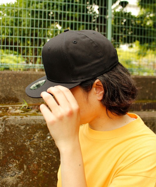 NEW ERA(ニューエラ)の「【NEW ERA/ニューエラ】9FIFTY BLANK CAP/ブランク(ロゴなし)キャップ(キャップ・メンズ・ブラック/ホワイト/チャコールグレー・FREE)」の8枚目の写真