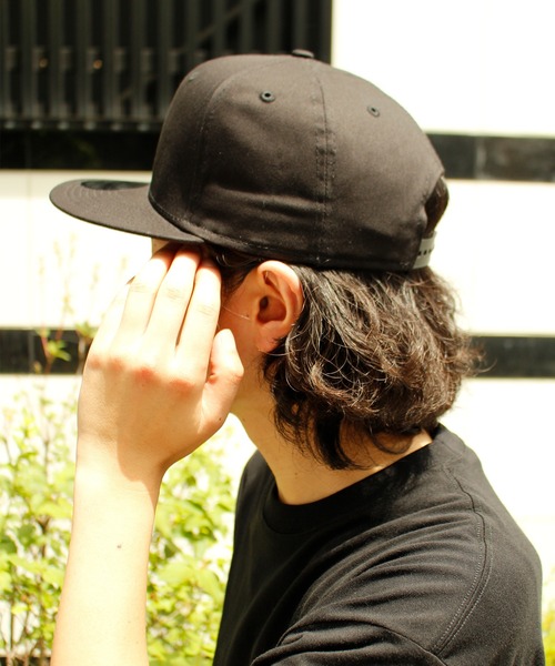 NEW ERA(ニューエラ)の「【NEW ERA/ニューエラ】9FIFTY BLANK CAP/ブランク(ロゴなし)キャップ(キャップ・メンズ・ブラック/ホワイト/チャコールグレー・FREE)」の9枚目の写真